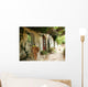 Greek Courtyard with Grapevine Wall Decal