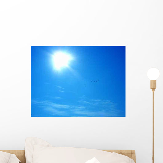 Seagulls Blue Sky Wall Decal