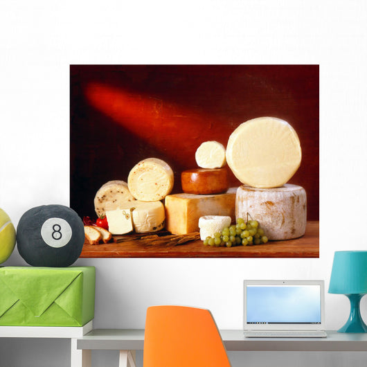Sicilian Cheeses Wall Decal