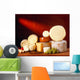 Sicilian Cheeses Wall Decal