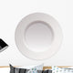 White China Dinner Plate Wall Decal