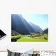 Green Mountain Valley Landscape Wall Decal