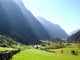 Green Mountain Valley Landscape Wall Decal