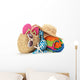 Beach Items Wall Decal