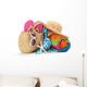 Beach Items Wall Decal