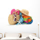 Beach Items Wall Decal