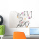 Stylish with Stave and Wall Decal