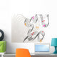 Stylish with Stave and Wall Decal