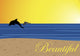 Beautiful Beach Postcard Wall Decal