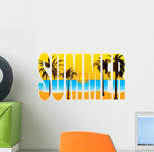 Summer Wall Decal Design 2