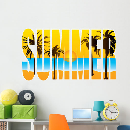 Summer Wall Decal Design 2