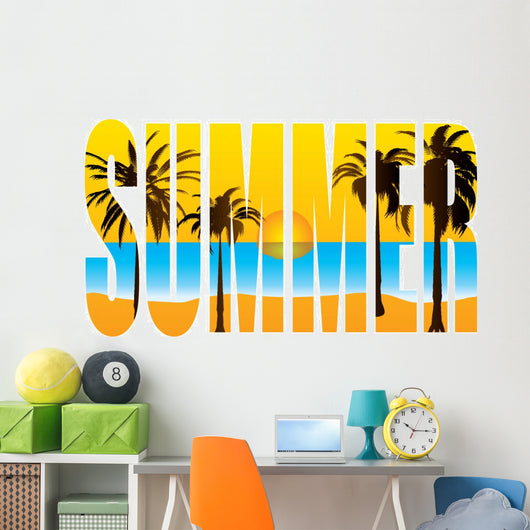 Summer Wall Decal Design 2
