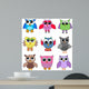 Cartoon Owls Wall Decal