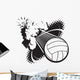 Sonic Boom Volleyball Wall Decal