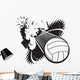 Sonic Boom Volleyball Wall Decal