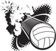 Sonic Boom Volleyball Wall Decal