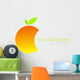 Logo Orange Wall Decal