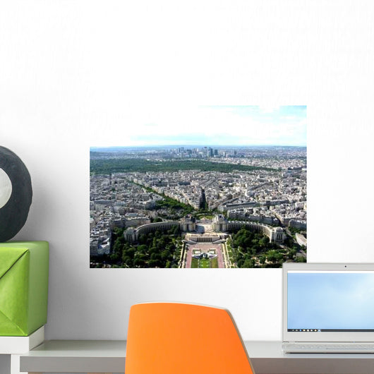 Aerial Paris Wall Decal