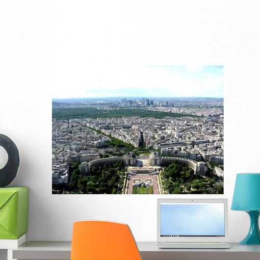 Aerial Paris Wall Decal