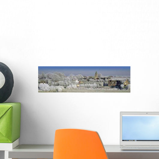 Village Winter Wall Decal