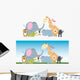 Cute Cartoon Jungle Safari Wall Decal