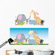 Cute Cartoon Jungle Safari Wall Decal