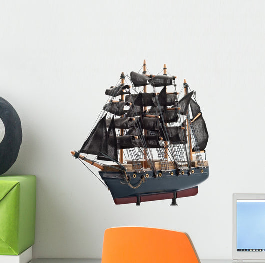 Pirate Boat Wall Decal