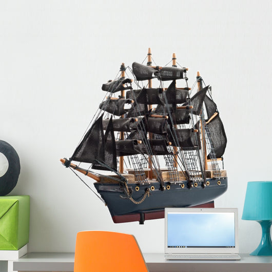 Pirate Boat Wall Decal