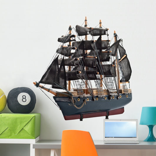 Pirate Boat Wall Decal