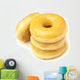 Sugar Doughnuts White Wall Decal