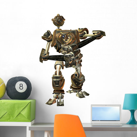 Fighting Machine Steampunk Style Wall Decal