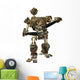 Fighting Machine Steampunk Style Wall Decal