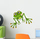 Green Cartoon Frog Wall Decal