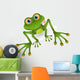 Green Cartoon Frog Wall Decal