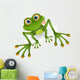 Green Cartoon Frog Wall Decal
