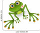 Green Cartoon Frog Wall Decal