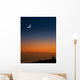 Moon and Stars Beach Wall Decal