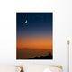 Moon and Stars Beach Wall Decal