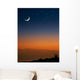 Moon and Stars Beach Wall Decal