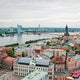 Over Old Town Riga Wall Decal