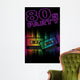 Retro 80s Party Wall Decal