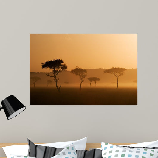 Sunset Massai Mara Wall Decal