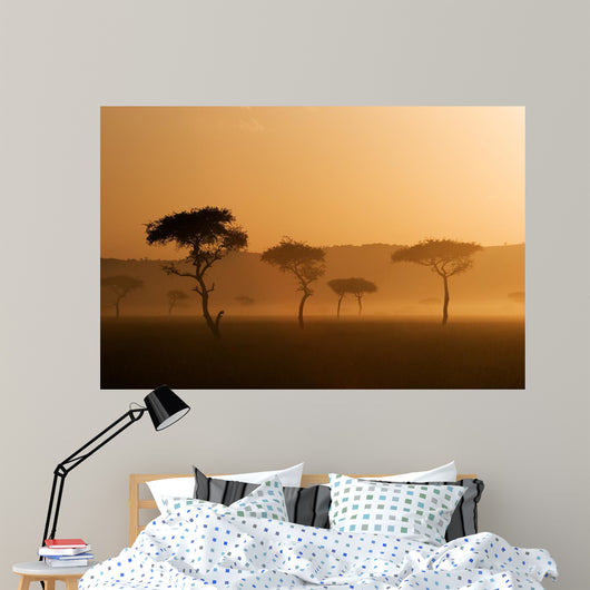 Sunset Massai Mara Wall Decal