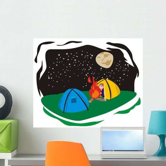 Camping Wall Decal