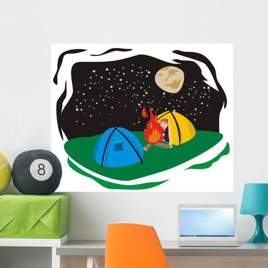 Camping Wall Decal
