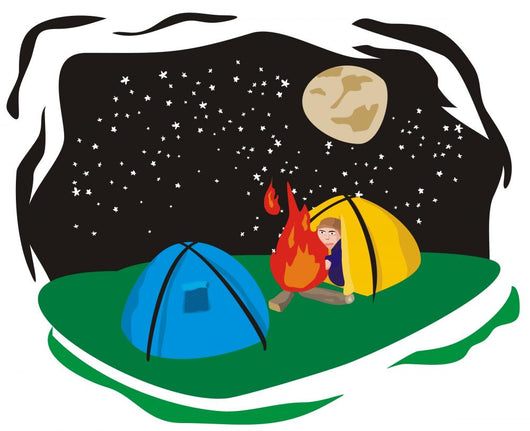Camping Wall Decal