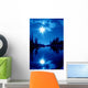 Double Blue Stars Wall Decal