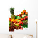 Vibrant Vegetables and Fruits Wall Decal