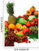 Vibrant Vegetables and Fruits Wall Decal