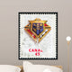 Postage Stamp Wall Decal